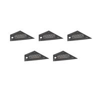Wzxksoac 5X Fret Leveling Tool Guitar Bass Neck Fingerboard Measuring Ruler Stainless Steel Fret Rocker Guitar Luthier Tool