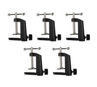 Wzxksoac 5X Heavy-Duty Metal Table Mounting Clamp for Microphone Suspension Boom Scissor Arm Stand Holder