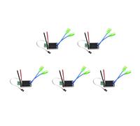 Wzxksoac 5X High Power 12V-24V Waterproof Bidirectional RC ESC Brush ESC for RC Car and Boat 640A