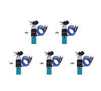 Wzxksoac 5X IPX8 Underwater Thruster 2838 350KV 2.4KG Thrust Brushless Motor with 55mm 60mm Propeller for ROV RC Boats CCW