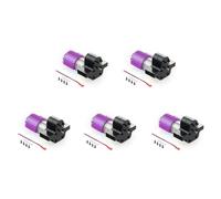 Wzxksoac 5X Metal 370 Motor for C14 C24 B24 B36 MN D90 D99 MN99S RC Car Upgrade Parts,Black