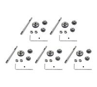 Wzxksoac 5X Metal Transmission Gear with D Steel Gears Set for D12 1/10 RC Car Upgrade Parts Accessories