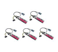 Wzxksoac 5X Mini PCIe to PCI Express 16X Riser for Laptop External Graphics Card GDC BTC Miner MPCIe to PCI-E Slot Mining Card