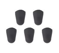 Wzxksoac 5X Rubber Clarinet Saxophone Mouthpiece Cap Protect Delicate Tip Black