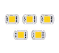Wzxksoac 5X Warm White LED Bubles Energy Saving Chip High Voltage Light Source High Power LED Chip for Traffic Lighting 100W 220V