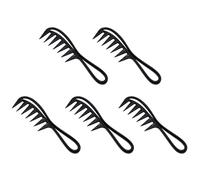 Wzxksoac 5X Wide Tooth Plastic Comb Detangler Curly Hair Salon Hairdressing Comb Massage for Hair Styling Tool