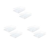 Wzxksoac 6 Pcs Acrylic Eyeshadow Palette Makeup Organizer,7-Cell Cosmetic Storage,Accessories Storage Organizer for Cosmetic