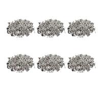 Wzxksoac 600pcs Guitar Pickguard Screws for Strat/Tele Electric Guitar Bass Silver