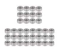 Wzxksoac 60PCS Steel Bearing 3X6X2mm for C14 C24 C34 C44 MN D90 MN-90 MN99S RC Car Spare Parts Upgrade Accessories