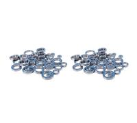 Wzxksoac 66Pcs Sealed Bearing Kit for 1/6 8S XMaxx 77086-4 RC Car Upgrade Parts Accessories