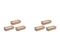 Wzxksoac 6Pcs/Lot Washable Filter for DS5500,DS6000,DS5600,DS5800 Robot Vacuum Cleaner Parts 6.414-631.0 Hepa Filters