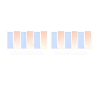 Wzxksoac 6Pcs M.2 SSD Heat Sink NVME NGFF M.2 2280 Solid State Hard Disk Pure Copper Heatsink Thin Cooler Radiator 0.5mm