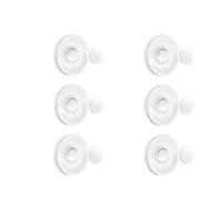 Wzxksoac 6PCS Magnetic Remote Control Holder, Wall Mount Remote Control Organizer, Much Stable, Self-Adhesive for Flat