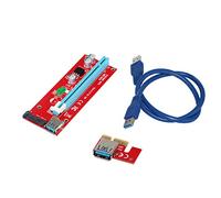Wzxksoac 6Pcs PCI-E Express X16 Extender PCI E USB Riser Card Pcie Mining Card Adapter for Bitcoin Mining BTC Motherboard Device