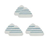 Wzxksoac 6Pcs Steam Mop Replacement Pads Triangle Washable Cloth Microfiber Steam Mop Pads Pad Steam Mop Replacement
