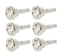Wzxksoac 6X 12C Small Shank Trombone Silver Mouthpiece New