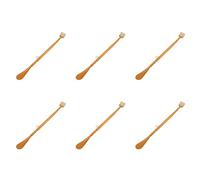 Wzxksoac 6X Brown Plastic Handle Back Scratch Helper Massager 48 cm