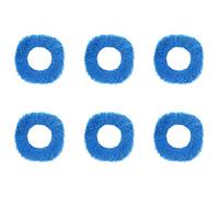 Wzxksoac 6X Disposable Mop,Washable Replacement Microfiber Pads Dust Push Mop Cloth for Dry and Wet Vacuum Cleaner,Blue