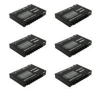 Wzxksoac 6X EQ-819 Car Equalizer Multifunctional Car Audio EQ Tuning Crossover Amplifier Parametric Equalizer Car Audio Equalizer