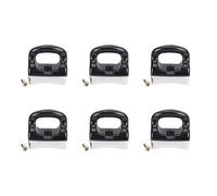 Wzxksoac 6X Home Black Silver Bakelite Handle for Fry Pan Saucepan Cookware