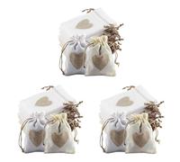 Wzxksoac 72Pcs Burlap Pouches with Drawstring and Heart Pattern Candy Gift Bag Pouch Baptism Bag Wedding for Stuffing Bag