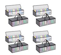 Wzxksoac 8 Pack Hat Storage Bag for Baseball, Caps Hat Organizer Case Hat Holder Rack with 2 Carry Handles for Closet Moisture