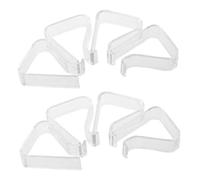 Wzxksoac 8 Pieces Picnic Clips, Spring Tablecloths Tablecloth Clip, Transparent