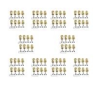 Wzxksoac 80PCS 5mm to 12mm Brass Combiner Wheel Hub Hex Adapter for D12 C14 C24 B14 B24 B16 B36 MN D90 MN99S RC Car Parts