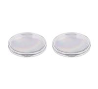 Wzxksoac 80X 46 mm Coin Capsules Plastic Round Coin Holder Case and 7Sizes (16/20/25/27/30/38/46mm) Protect Gasket