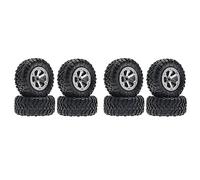 Wzxksoac 8Pcs 73mm Tire Tyre Wheel for C14 C24 B24 B36 MN D90 MN-90 MN99S FY003 FY004 RC Car Upgrade Parts Accessories