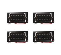 Wzxksoac 8PCs Black Humbucker Double Coil Electric Guitar Pickups + Frame Screw