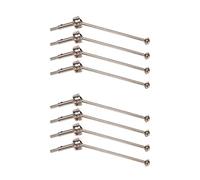 Wzxksoac 8PCS Metal Drive Shaft for 144001 1/14 4WD RC Car Vehicle Models Parts 144001-1315 Front Wheel Drive Shaft