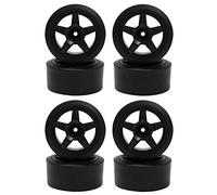 Wzxksoac 8Pcs RC Car Wheel Tire Tyres for 1603 1604 SG1603 SG1604 1/16 RC Car Spare Parts Accessories