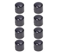 Wzxksoac 8X Black Electric Guitar Volume Tone Control Knob