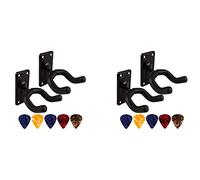 Wzxksoac 8X Guitar Hanger Hook Wall Mount Non-Slip Holder Stand for Guitar Ukulele Violin Bass Guitar Instrument Accessories