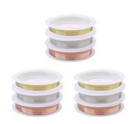 Wzxksoac 9 Rolls 18 Gauge Jewelry Copper,Tarnish Jewelry Beading Wire for Jewelry Making Supplies & Crafting