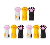 Wzxksoac 9Pcs Cute Nipper Cover Protective Sleeve for Nail Cuticle Scissors Cover Manicure Pedicure Tools Tweezers Cap