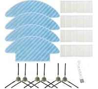 Wzxksoac Accessory Kit Replacement for M210 M210S M210B M213 Robot Vacuum Cleaner Side Brush Filter Mop Cleaning Brush