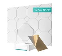 Wzxksoac Acoustic Panels Self-Adhesive Soundproof Wall Panels for Door, Ceiling, Home Office White