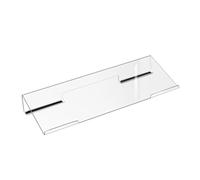 Wzxksoac Acrylic Keyboard Stand Transparent Ergonomic Tilt Riser for Improved Typing Desk Laptop Keyboard Feet Lifter A