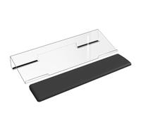 Wzxksoac Acrylic Keyboard Stand Transparent Ergonomic Tilt Riser for Improved Typing Desk Laptop Keyboard Feet Lifter B