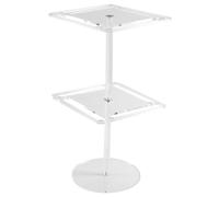 Wzxksoac Acrylic Sunglasses Holder Stand 360 Degree Rotating Eyeglasses Display Rack Eyewear Organizer Transparent Double Layer Easy Install