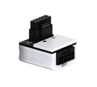 Wzxksoac ATX3.0 90 Degree Power Connector DIY 12VHRWR 12+4 Pin Computer Graphics Card GPU Adapter STD for 4090 4080 White