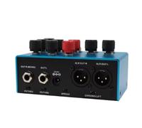 Wzxksoac Audio Bright Flame Multi Guitar Amp Simulator Pedal Stereo Cabinet Sim Box Preamp DI Box Effect Pedal Multi Function