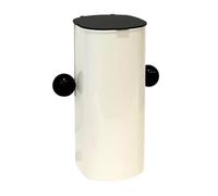 Wzxksoac Automatic Lifting Dustproof Four-Compartment Makeup Brush Storage Holder, Cosmetics Make Up Brush Holder Easy to Use Black