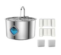 Wzxksoac Automatic Pet Water Fountain Bowl Pet Water Bowl for Cats Dogs Drinking Indoor A