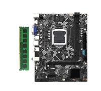 Wzxksoac B75M- Desktop Motherboard with 1X DDR3 1600MHz 8G RAM LGA 1155 As Shown for I3 I5 I7 CPU USB 3.0 3.0
