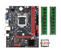 Wzxksoac B85M VHL Desktop Motherboard +I3-2120 CPU +2X DDR3 1600MHz 8G RAM LGA 1155 USB 3.0 3.0 Computer Motherboard Easy Install
