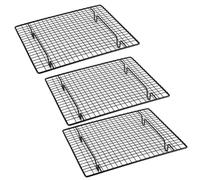 Wzxksoac Baking- Tools Cake Cooling Rack Square Non-Stick Drying Net Cake Bread Cooling Rack 25.5x23x3cm
