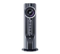 Wzxksoac Bedroom Tower Fan Silent USB Water Cooling Fan Portable Water Mist Humidification Water Cooling Fan Desktop Air Cooler Dark Gray